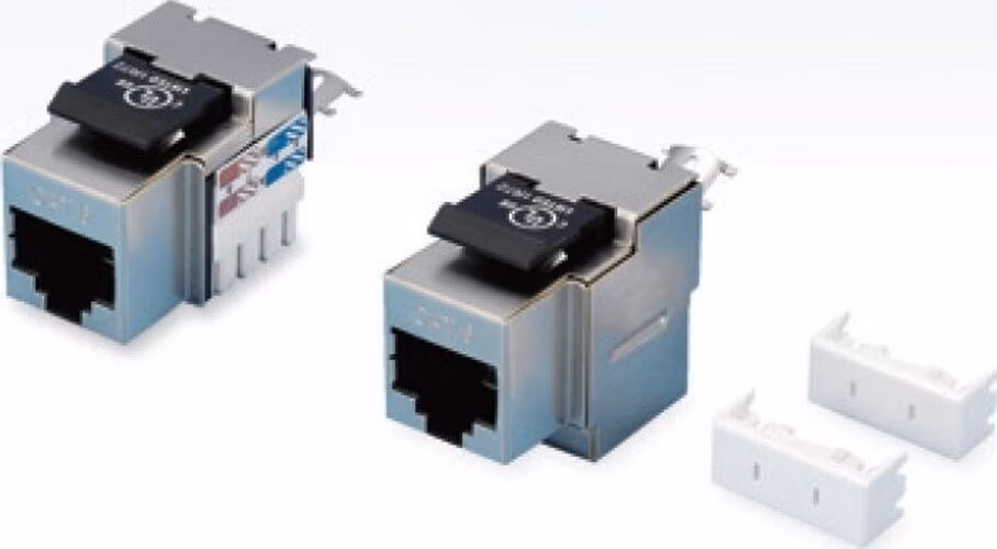 OXnet Keystone Cat6, tieneny STP, 90st svork., typ UNI 110, strieborný