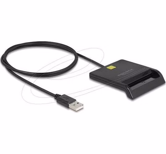 Delock USB 2.0 čtečka čipových karet pro čipové karty s kontaktním čipem