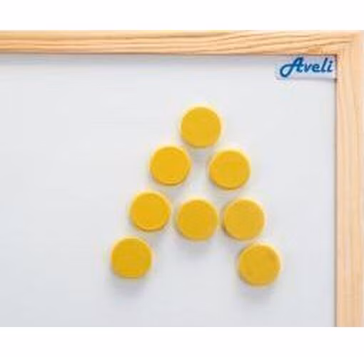 AVELI Set magnetů, žlutá barva
