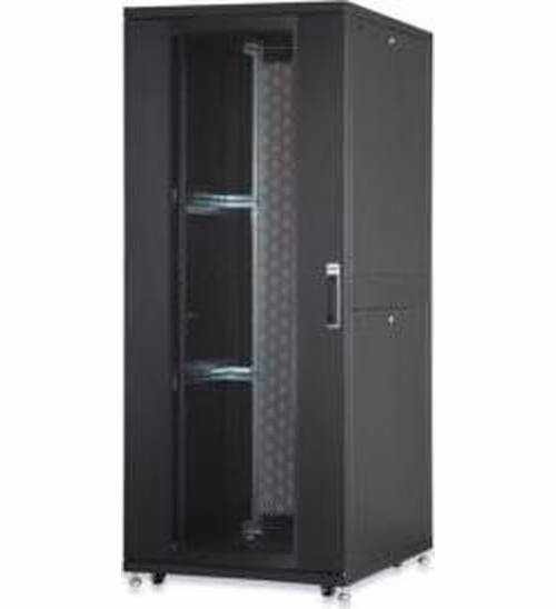 Digitus 42U serverový stojan, Unique Series, dveře z děrované oceli 2050x800x1000 mm, barva černá (RAL 9005)