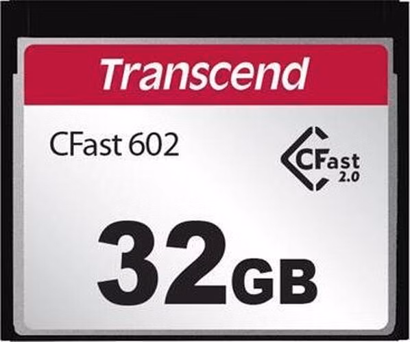 Transcend 32GB CFast 2.0 CFX602 paměťová karta (MLC)