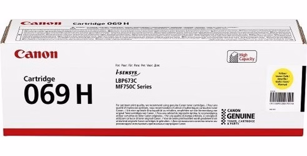 Canon LASER TONER CRG 069 H Y