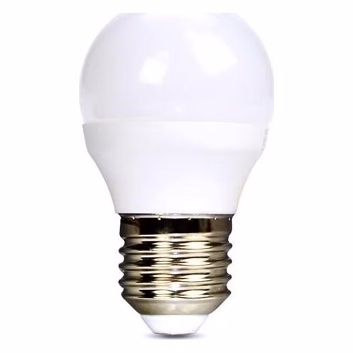 Solight LED žiarovka, miniglobe, 6W, E27, 3000K, 420lm