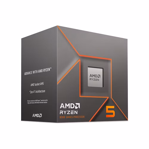 AMD Ryzen 5 6C/12T 8400F (4.2GHz/4.70GHz,22MB,65W,AM5,No Graphics) Box s chladičem