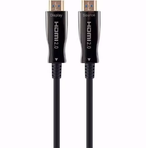 Gembird kábel HDMI High speed (M - M), aktívny, optický (AOC), s Ethernetom, séria Premium, pozlátené konektory, 50 m