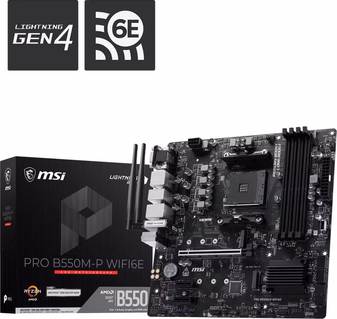 MSI PRE B550M-P WIFI6E/AM4/mATX