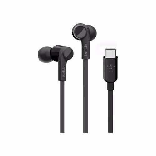 Belkin SOUNDFORM™ Sluchátka s USB-C konektorem - černá