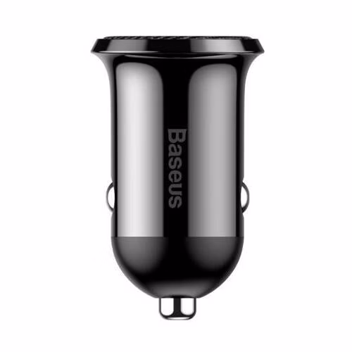 Baseus CCALLP-01 Grain Pro Nabíjačka do Autá 2xUSB 4.8A Black