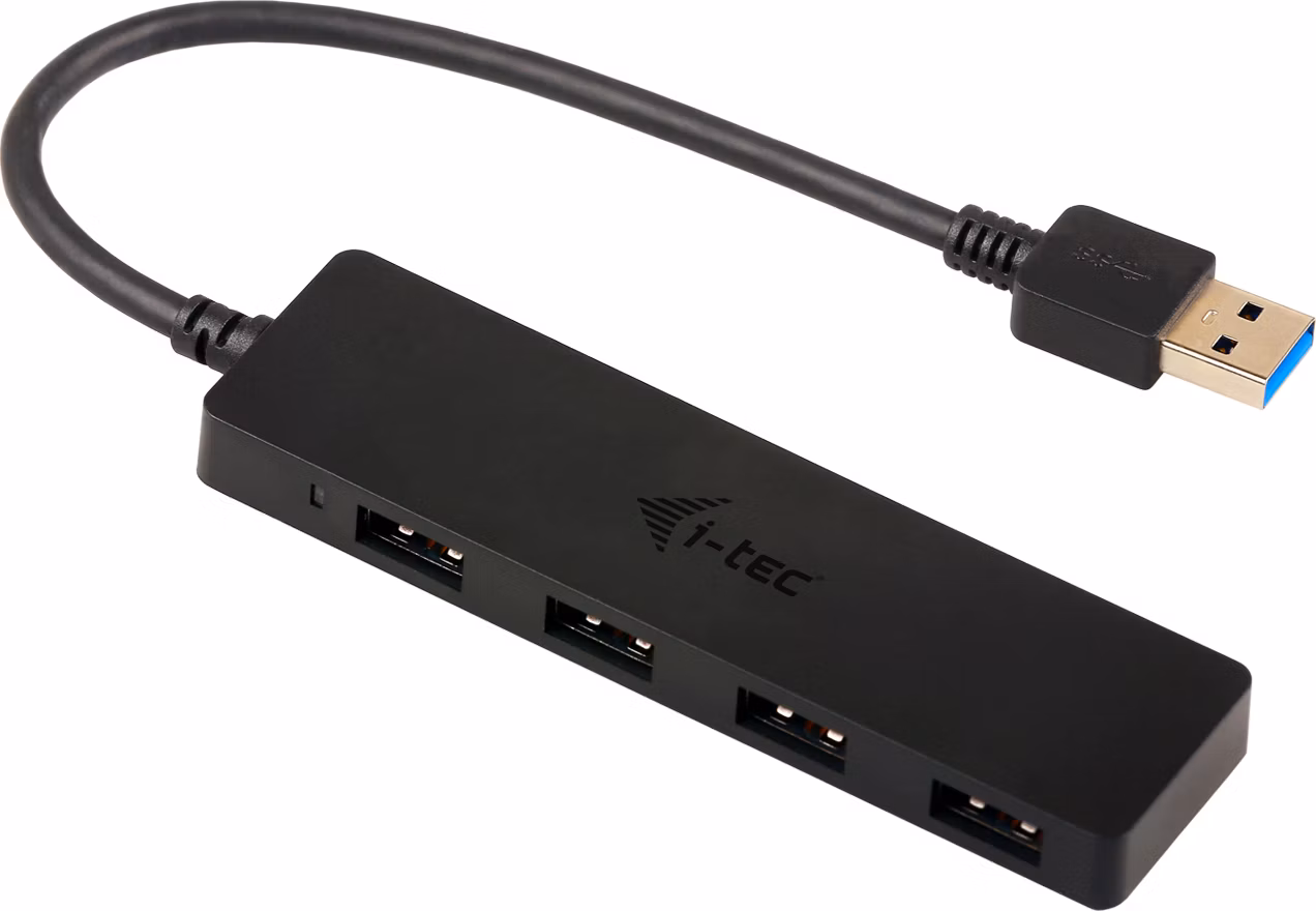 i-tec USB HUB ADVANCE/ 4 porty/ USB 3.0/ pasivní/ slim/ černý