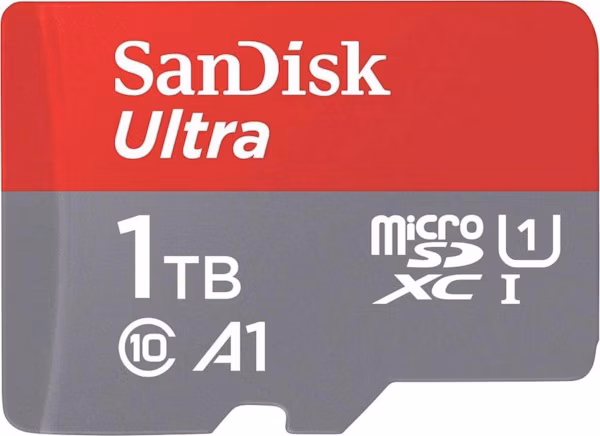 SanDisk Micro SDXC karta 1TB Ultra (150 MB/s, A1 Class 10 UHS-I) + adaptér