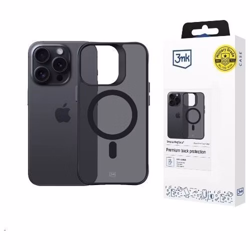 3mk ochranný kryt Smoke MagCase pro Apple iPhone 15 Pro Max