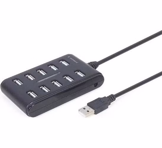 Gembird 10-port USB 2.0 hub
