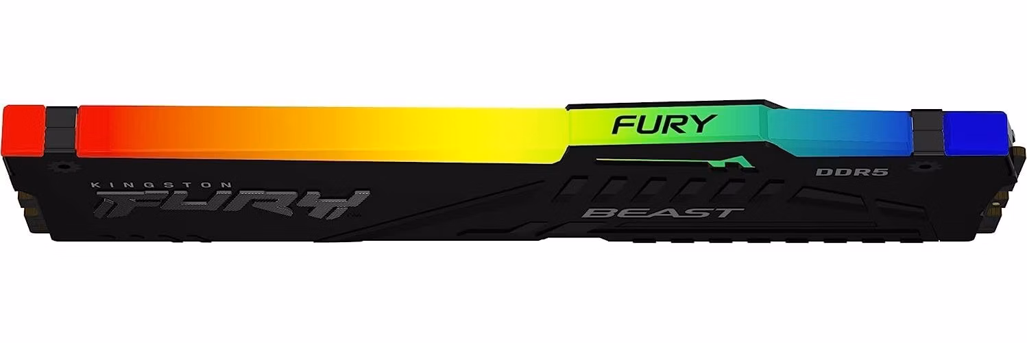 Kingston FURY Beast/DDR5/128GB/5200MHz/CL40/4x32GB/RGB/Black