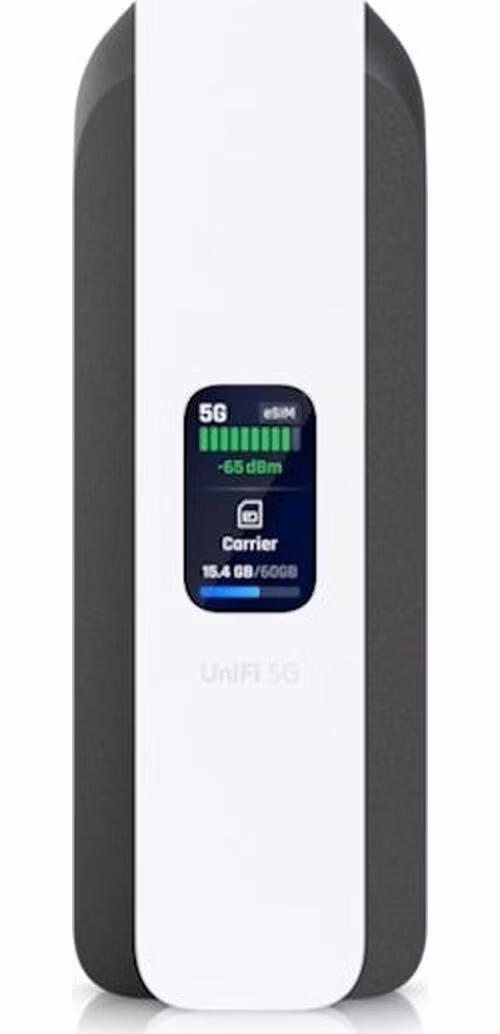 Ubiquiti UniFi 5G Backup - 5G/LTE záložní modem pro UniFi, nano SIM/eSIM, 1x 1GbE, PoE