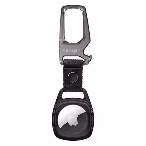 Spigen puzdro Rugged Armor Case pre AirTag - Black