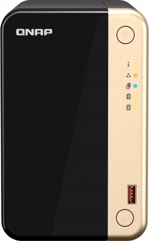 QNAP TS-264-8G (4C/CeleronN5095/2,9GHz/8GBRAM/2xSATA/2xM.2/2x2,5GbE/2xUSB2.0/2xUSB3.2/1xPCIe/1xHDMI)
