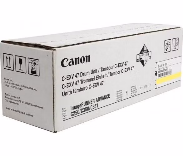 Canon originální DRUM UNIT C-EXV47 YELLOW iR Advance C250/ C350/C351/C1335/C1325 Yellow až 33 000 stran A4 (5%)
