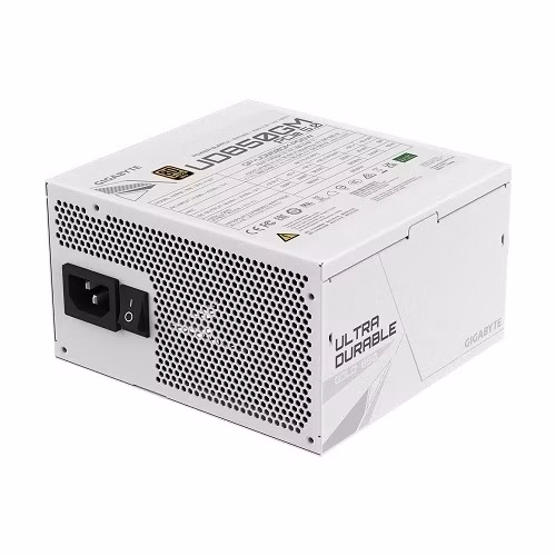 GIGABYTE zdroj UD850GM PG5, 850W, 80+ Gold, 120mm fan, bílá