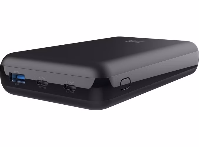 TRUST Powerbanka pro Notebook 100W, 2xUSB-C, 1xUSB - 20000mAh