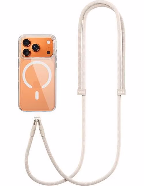 Spello Rope Crossbody Strap - béžová