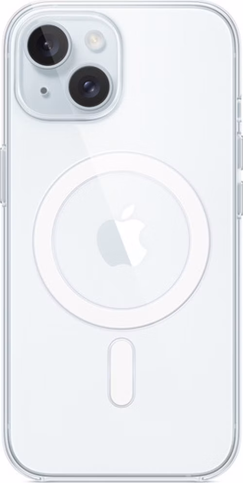 iPhone 15 + Clear Case with MagSafe / SK