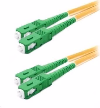 Duplexný prepojovací kábel SM 9/125, OS2, SC(APC)-SC(APC), LS0H, 1m