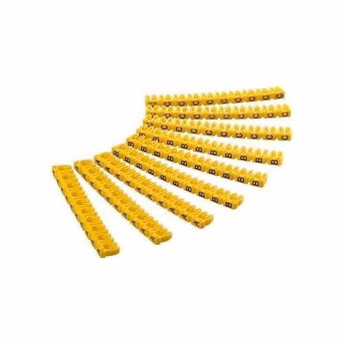 goobay Označovací klipy na kabel do průměru 6mm, písmena A,B,C
