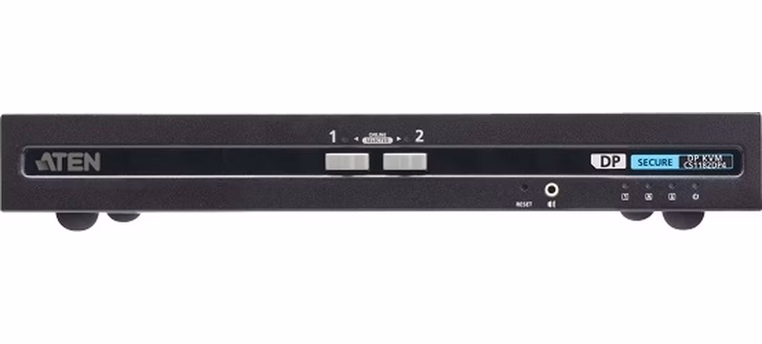 Aten CS1182DP4-AT-G 2-Port USB DisplayPort Secure KVM Switch (PSD PP v4.0 Compliant)