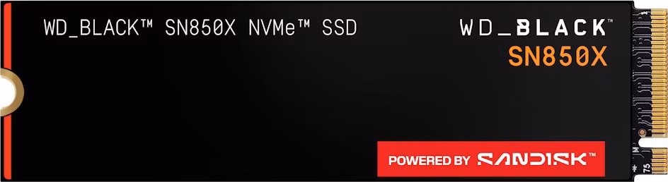 WD SSD Black SN850X 8TB Powered by SANDISK / NVMe M.2 PCIe Gen4 / Interní / M.2 2280