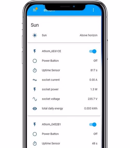 Solarmi EU Chytrá Wi-Fi zásuvka V2 s měřením energie, ESPHome