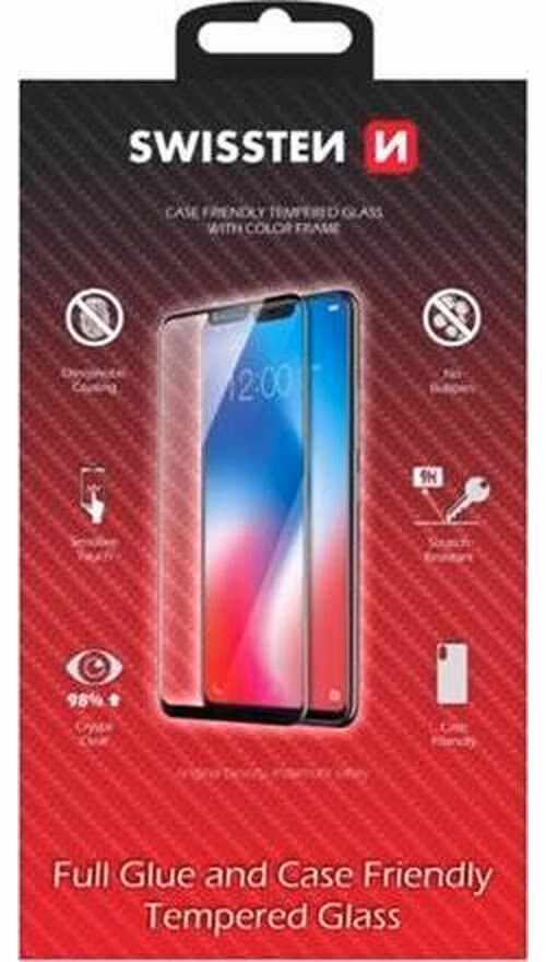 SWISSTEN OCHRANNÉ SKLO CASE FRIENDLY XIAOMI REDMI NOTE 10 5G/POCO M3 PRO 5G ČERNÉ