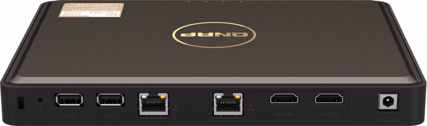 QNAP TBS-464-8G 4x M.2 NVMe slot, 8GB RAM DDR4, 2x 2,5GbE, 5x USB, 2x HDMI 2.0 4K