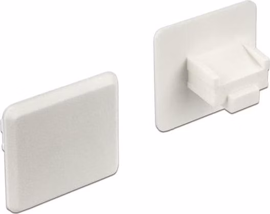 Delock Prachová záslepka pro RJ45 samice bez uchopení 10 kusů bílá