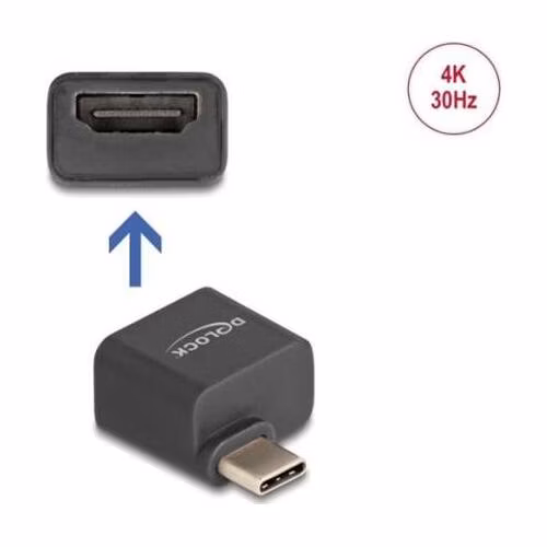 Delock Mini adaptér ze zástrčky USB Type-C™ na zásuvku HDMI (režim DP Alt), 4K