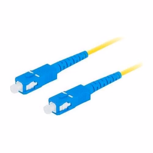 LANBERG optický patch cord SM SC/UPC-SC/UPC simplex 10m LSZH G657A1 průměr 3mm, barva žlutá