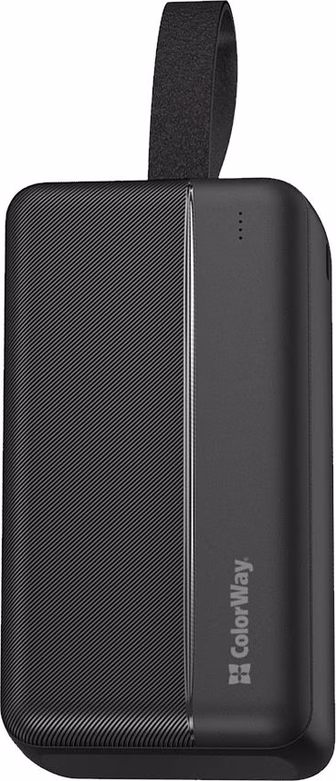 COLORWAY powerbanka/ 30 000mAh/ 2x USB QC3.0/ USB-C Power Delivery 22,5W/ Micro-USB/ Černá