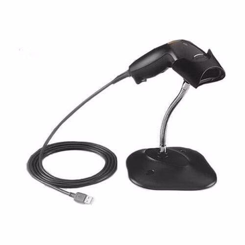Zebra/Motorola čtečka LS1203, snímač čarového kódu, KIT, black, USB