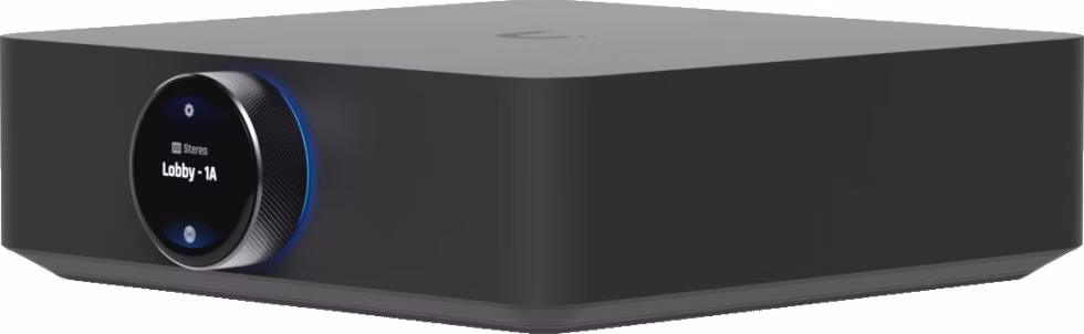 Ubiquiti UniFi Play PowerAmp B - Audio streamer, zesilovač, 130/260W, 4/8Ohm, AirPlay/Spotify Connect, Wi-Fi, černý