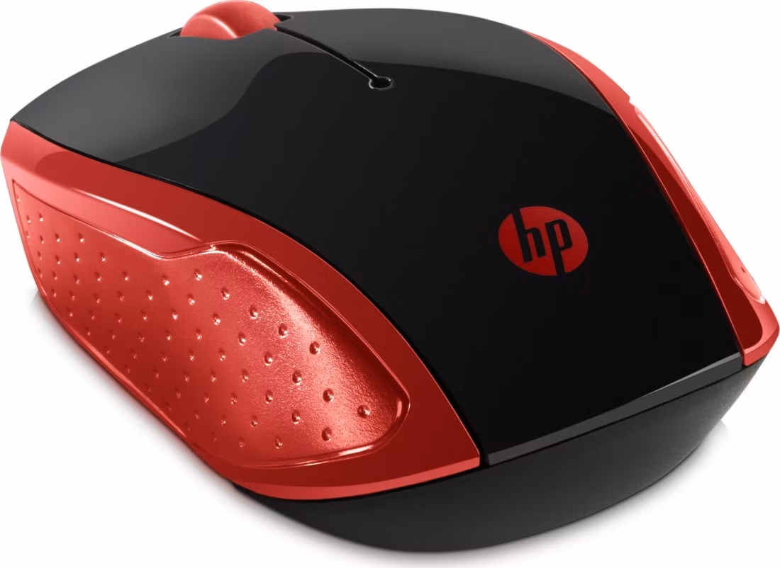 HP 200/Cestovní/Optická/1 000 DPI/Bezdrátová USB/Červená