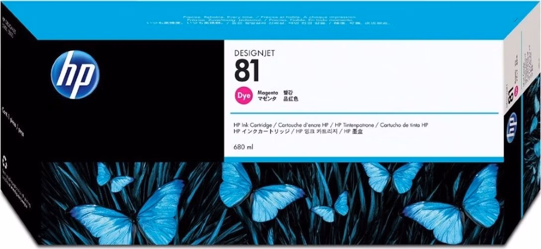 HP (81) - purpurová ink. kazeta, C4932A originál