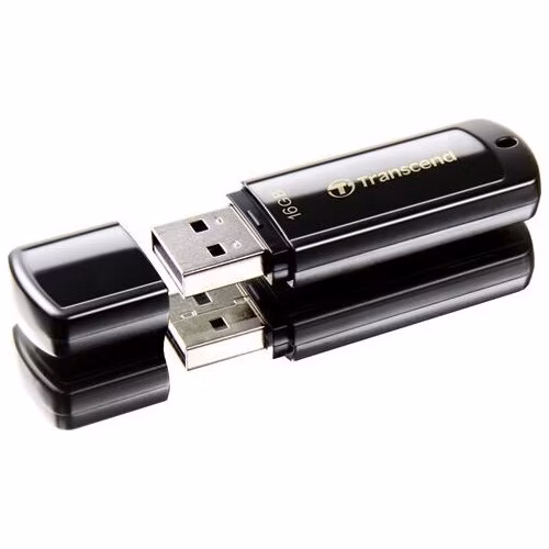TRANSCEND Flash disk 16GB JetFlash®350, USB 2.0 (R:13/W:4 MB/s) čierna