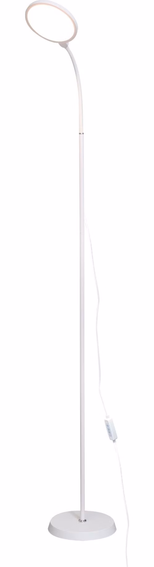 Platinet PFL1084W podlahová LED lampa 10W stmievateľná 2v1, biela