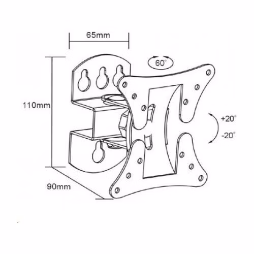 Držák Tv monitoru Fiber Novelty FN501