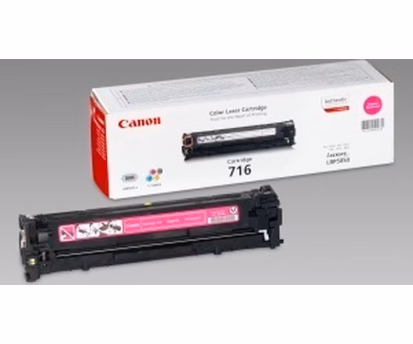 Canon originální toner CRG-716M/ LBP-5050/ MF-80x0/ 1500 stran/ Purpurový