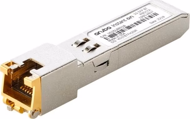 HPE Aruba Instant On 1G SFP RJ45 T 100m Cat5e Transceiver 1830 1930 1960
