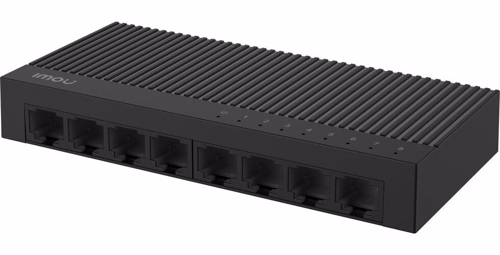 Imou switch SF108C-V2/ 8x port/ 10/100 Mbps RJ45 ports/ 1.6 Gbps/ napájení DC5V1A/ černý