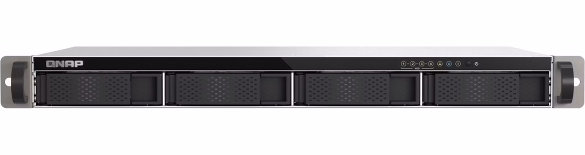 QNAP TS-433eU (4core 2,0GHz, NPU / 4GB RAM / 4x SATA / 2x 2,5GbE / 2x USB 3.2 / malá hloubka)