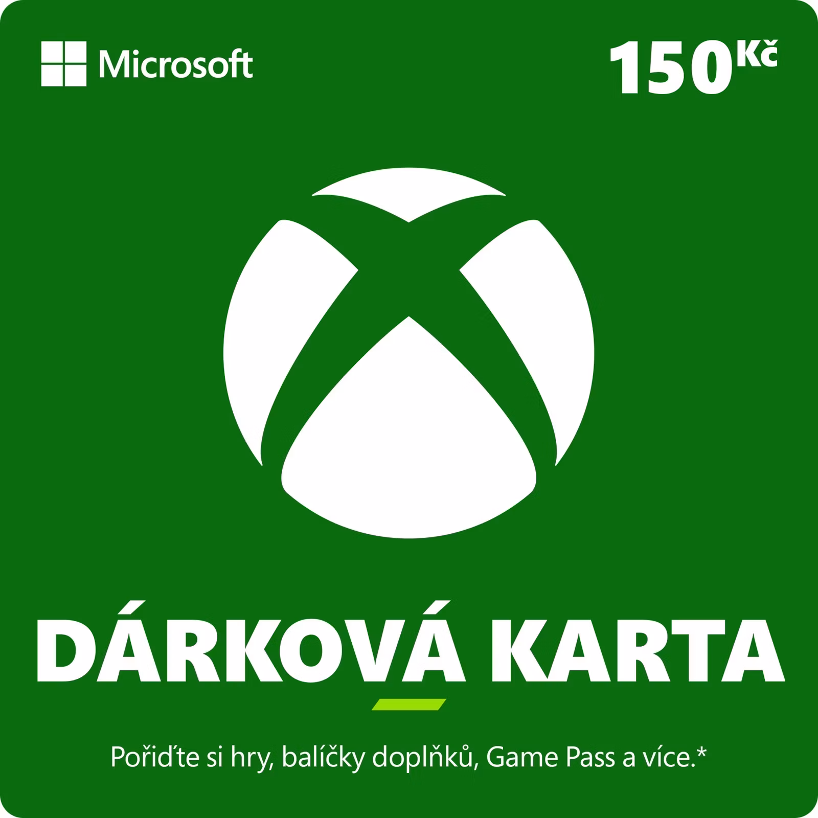 ESD XBOX - Darčeková karta Xbox 150 Kč