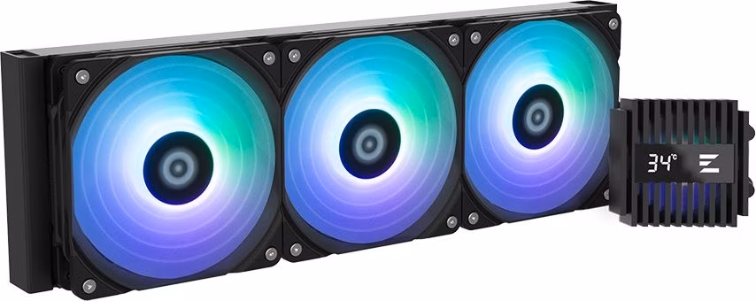 Zalman vodní chladič ALPHA2 A36 Black / 3 x 120 mm / PWM / ARGB / černý