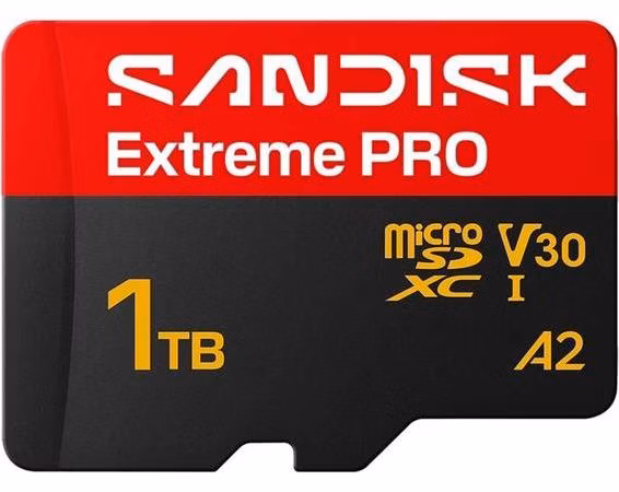 SanDisk Extreme PRO microSD UHS-I 1TB 250MB/s(R) / 170MB/s(W)
